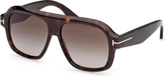 Tom Ford Ft 1324 52K Zonnebrillen - Dames - Zonnebrillen - Bruin - 56 MM - Accessoires