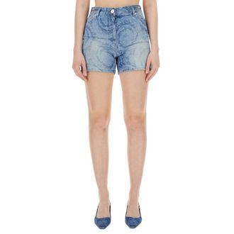 Versace Denim Shorts, female, Blue, Size: W28 Denim Shorts