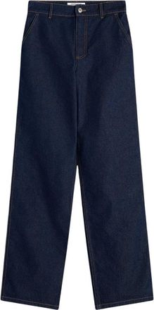 Maison Kitsuné Jeans, Heren, Blauw, W30, Blauwe Jeans voor Stijlvolle Look