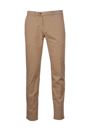 Brax Mens Felix C Cotton Trouser Stone - Beige - Size 36W/32L