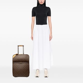 Louis Vuitton Pre-owned Womens Monogram Pegase Legere Business 55 - Brown Textile - One Size