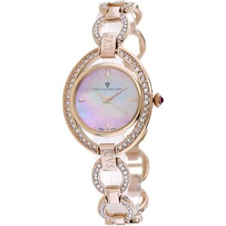 Christian Van Sant Stella Pink Dial Ladies Watch CV2934