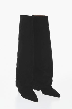 PARIS TEXAS Stivali JANE in Suede con Risvolto Tacco 6.5cm Paris Texas