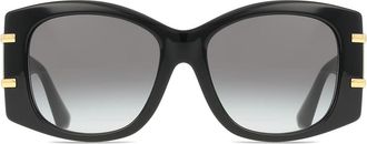 Dolce & Gabbana DG4501 501/8G Womens Sunglasses Black Size 54