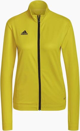 adidas Womens Entrada 22 Long Sleeve Track Top Full Tracksuit - Yellow/Multi - Size: 16 xl