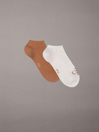 Calvin Klein 2 Pack Soft Cotton Stretch Ankle Socks