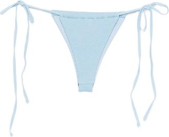 Frankies Bikinis Slip bikini Tia con nodo - Blu