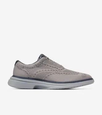 Cole Haan Mens &Oslash;riginal Grand Cityspectre Stitchlite Oxford Shoes - Grey Size 10.5