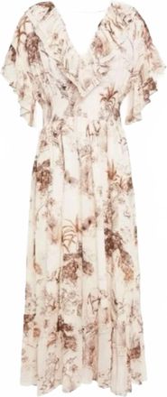 Sandro Womens Maro Dress In Beige