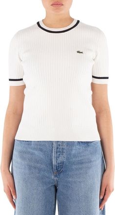 Lacoste Crew Neck Pull Over Knit Sweater