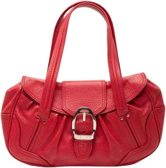 Celine Pre-owned Handbags, female, Red, Size: ONE SIZE Pre-owned Vintage Handbag