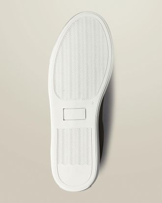 CHARLES TYRWHITT Leather and Suede Trainers - Olive Green Size 10 by Charles Tyrwhitt