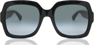Gucci GG0036SN 001 Womens Sunglasses Black Size 54 - Free RX Lenses - Free RX Lenses