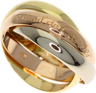 Cartier Trinity Yellow Gold (18K) Pink Gold (18K) White Gold (18K) Band Ring (Pre-Owned)