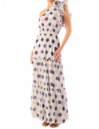 Misa Ilaria Dress In Navy