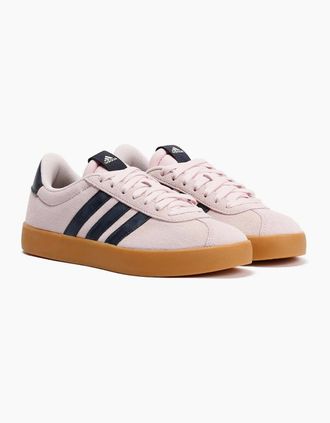 adidas Womens Adidas VL Court 3.0 Womens Pink/Navy Trainers - Size: UK 4 / eu 36.5 / us 5.5