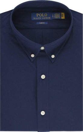 Polo Ralph Lauren Blue Slim-Fit Cotton Button-Down Shirt