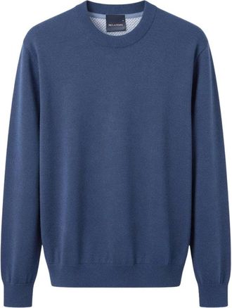Paul & Shark Crewneck Knit - Heren - Ronde hals truien - Blauw - XL - Wol - Truien & Vesten