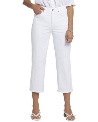 NYDJ Petite Joni Optic White Capri Jean