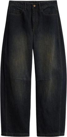 SOEUR Eliott Barrel-Cut Jeans - Dames - Loose Fit Jeans - Zwart - XS - Katoen - Jeans