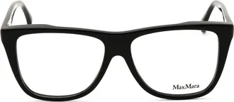 Max Mara MM5096 Rectangular Acetate Eyeglasses - Black
