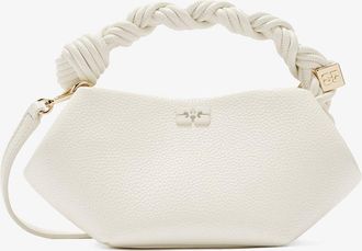 Ganni White Mini Bou Bag in