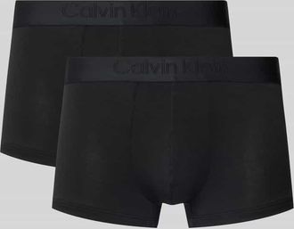 Calvin Klein Underwear Trunks mit elastischem Logo-Bund im 3er-Pack in Black, Gr&ouml;&szlig;e XXL