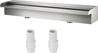 OEM Fuente Decorativa De Acero Inoxidable Para Piscina, 60 X 11,5 X 8 Cm, Estanque De Jard&iacute;n, Uso Interior/exterior