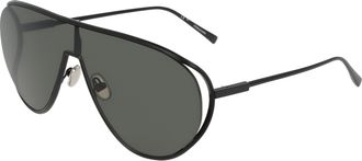 Ferragamo Grey Shield Ladies Sunglasses SF323S 001 63