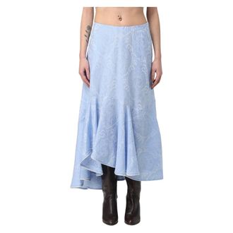 Etro Etro, Midi Skirts, female, Blue, Size: M Mini Skirt in Trendy Style