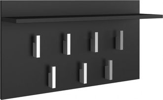 Topeshop Hucoco - Carmen - Pr&aacute;ctico Perchero Con Balda - 7 Ganchos - Tableta Pr&aacute;ctica - 40x70x20