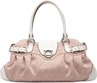 Ferragamo Pre-owned Ferragamo Gancini Canvas Marisa Handbag Ladies R54GHAUH37QVK34S