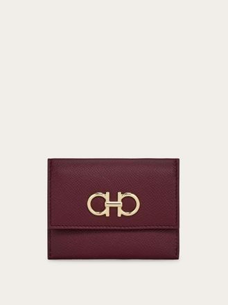 Ferragamo Women Gancini credit card holder Violet