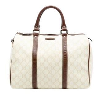 Gucci Pre-owned Handbags, female, White, Size: ONE SIZE Pre-owned Boston Bag