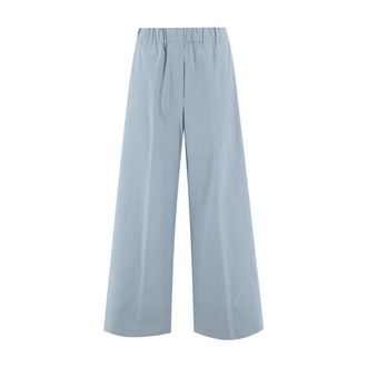 Antonelli Wide Trousers, female, Blue, Size: L Flowing Wide Trousers