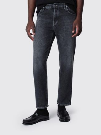 Pantaloni Torino Rebel Five-Pocket Straight Leg Jeans in Stretch Denim