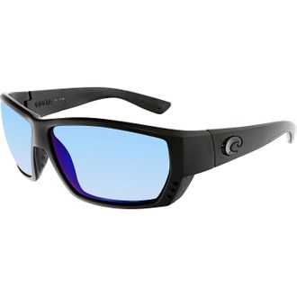 Costa Mens Tunaalley Sunglasses In Blackout Frame Blue Mirror 580P