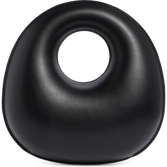 BCBGeneration Circle Handle Molded Hobo Bag in Black at Nordstrom Rack