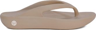 Freewaters Womens Cloud9 Ultra Bliss Flip-Flops Khaki 10
