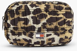 Tommy Hilfiger Womens Tommy Jeans Leopard Print Toiletry Bag - Leopard Print