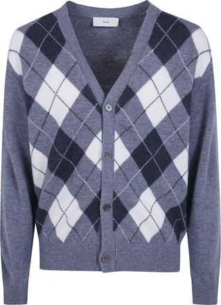 Dunst Cardigan V-Neck Argyle