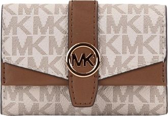 Michael Kors Portemonnee - Dames - Portefeuilles - Beige - ONE Size - Leer - Accessoires