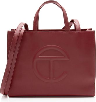 Telfar Faux Leather Medium Shopping Tote