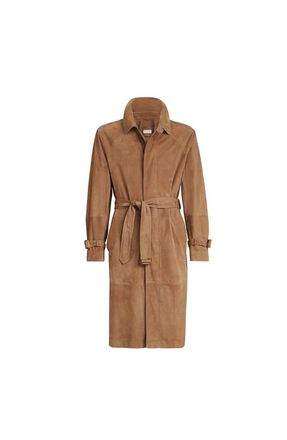Brunello Cucinelli Suede outerwear in Biscuit at Nordstrom, Size Xxx-Large Eu