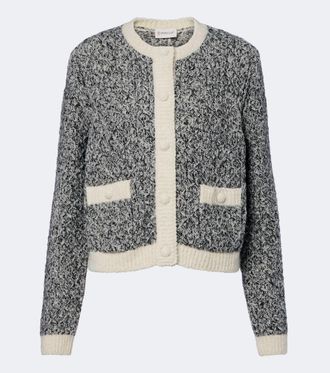 Moncler Cardigan in misto lana e alpaca