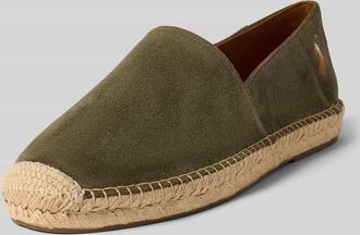 Polo Ralph Lauren Espadrilles mit Logo-Stitching Modell CEVIO in Dunkelgruen, Größe 43