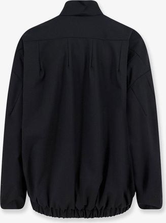 Hev&ograve; Womens Wool Blend Jacket Black Polyester
