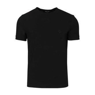 Giorgio Armani ASV Crew-neck T-shirt - male - Giorgio Armani - T-Shirts - Black - L - Tops