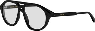 Celine Thin Optical Frame - male - CELINE - Glasses - Black - 56 MM - Accessories