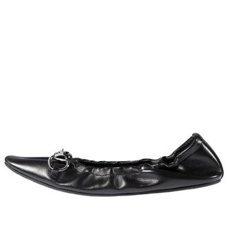 Gucci (WMNS) Gucci Prima Ballet Flat Black 875322-AAF3Q-1000